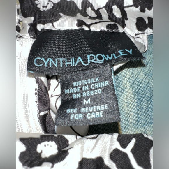 Cynthia Rowley 100% Silk Highneck Sleeveless Top - Picture 7 of 9